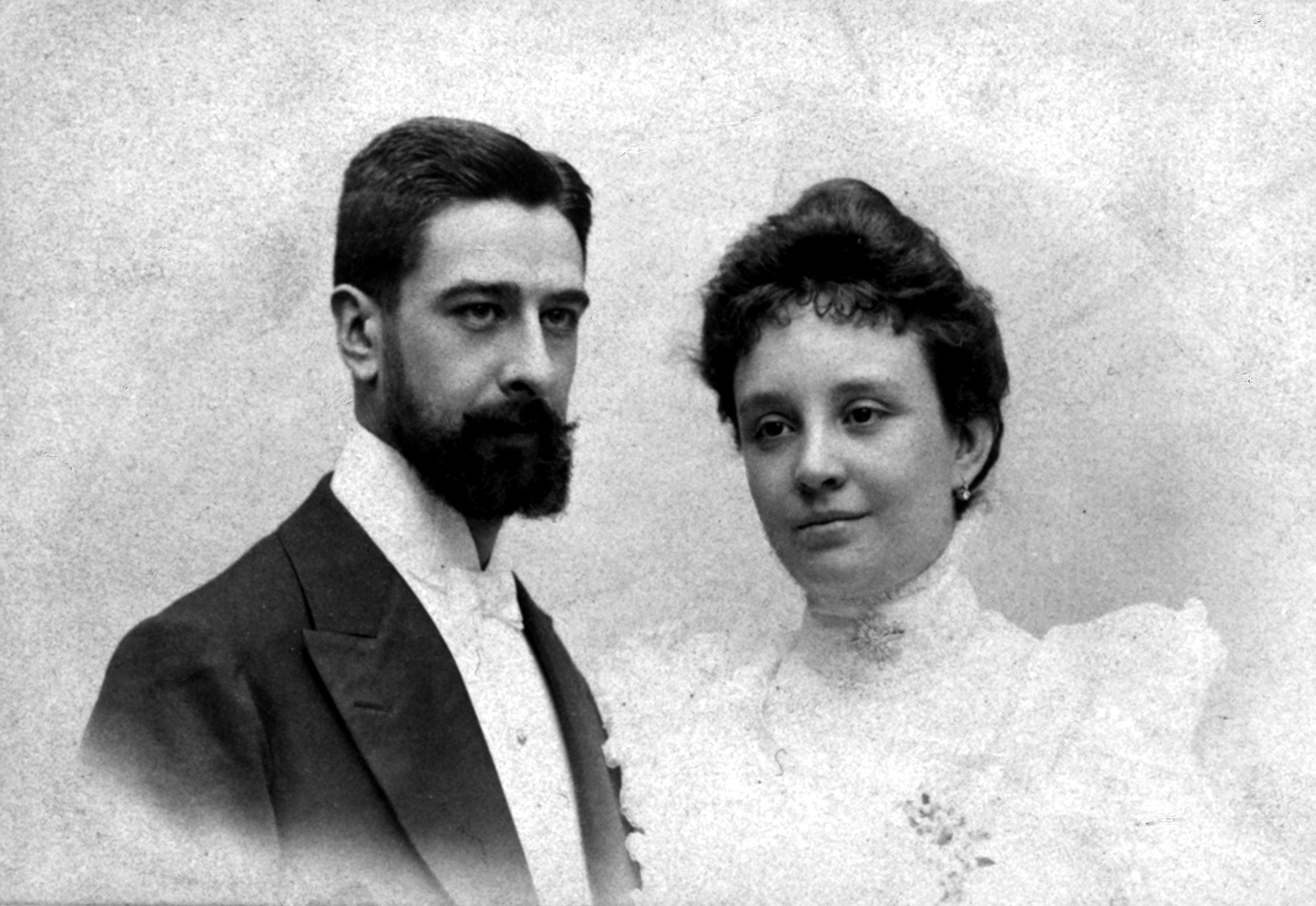 Fotografía de boda de los padres de Chiqui