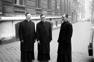 Con San Josemaría y D. Álvaro. París, 3 de febrero de 1959