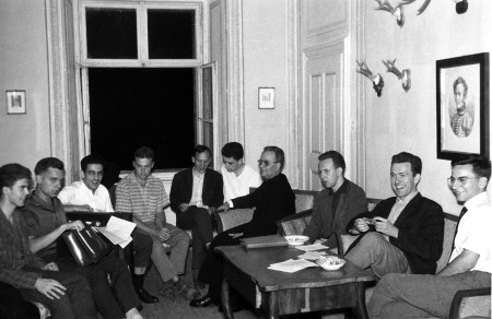 Durante un rato de tertulia en Austria, 30-IX-1963