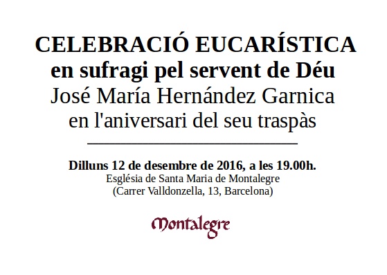 Missa aniversari 12-XII-16